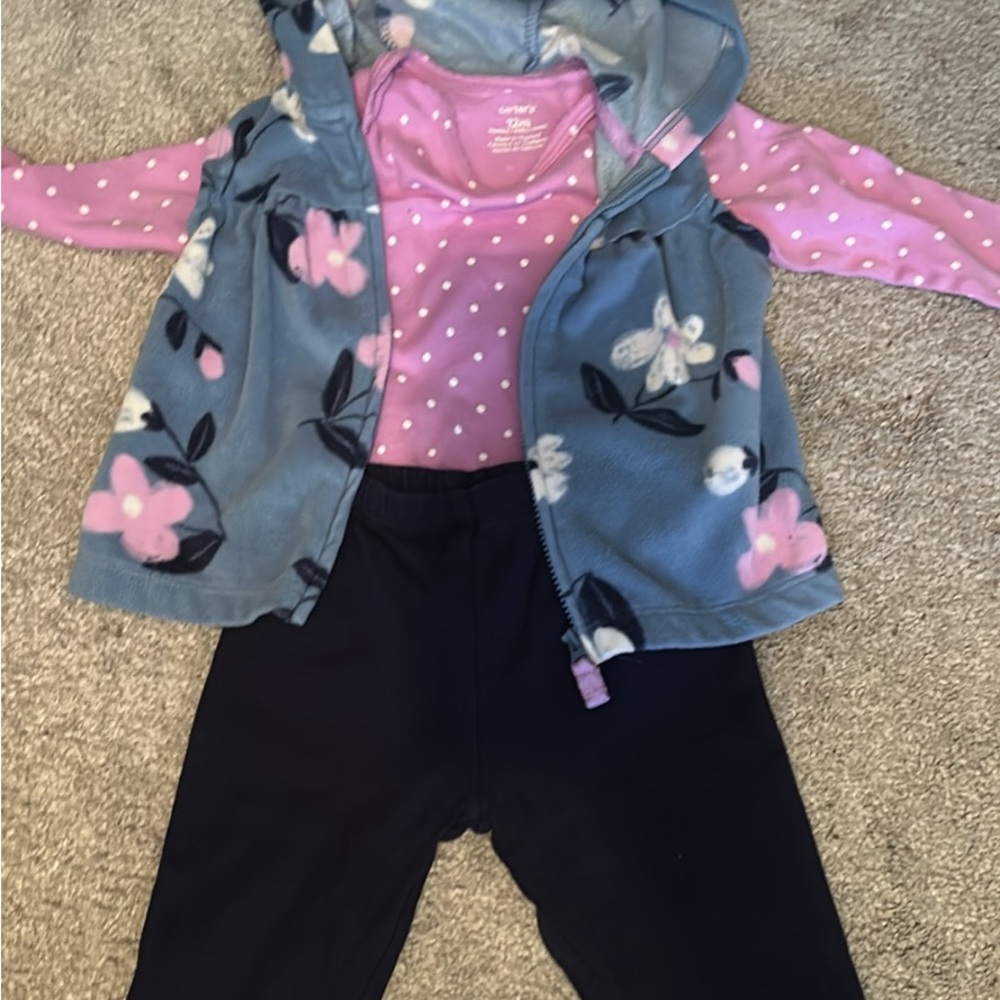 Carter's Pink Polka Dot Top